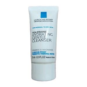 La Roche-Posay Toleriane Hydrating Gentle Cleanser 0.5 oz/15 mL Travel Size NEWg